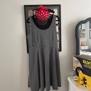 Lane Bryant Size 14 polka dot knee length dress MAKE ME AN OFFER!